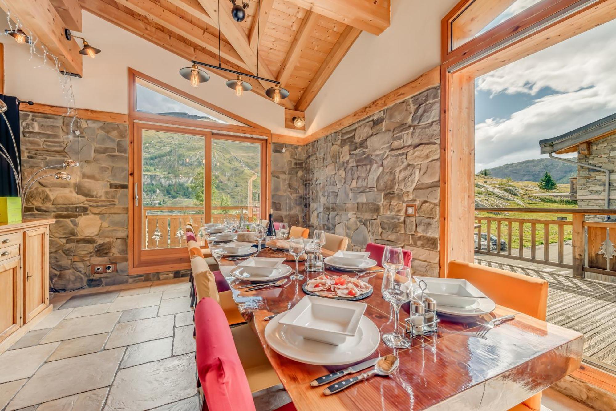 Chalet Monte Bianco ทีนเญอ ภายนอก รูปภาพ