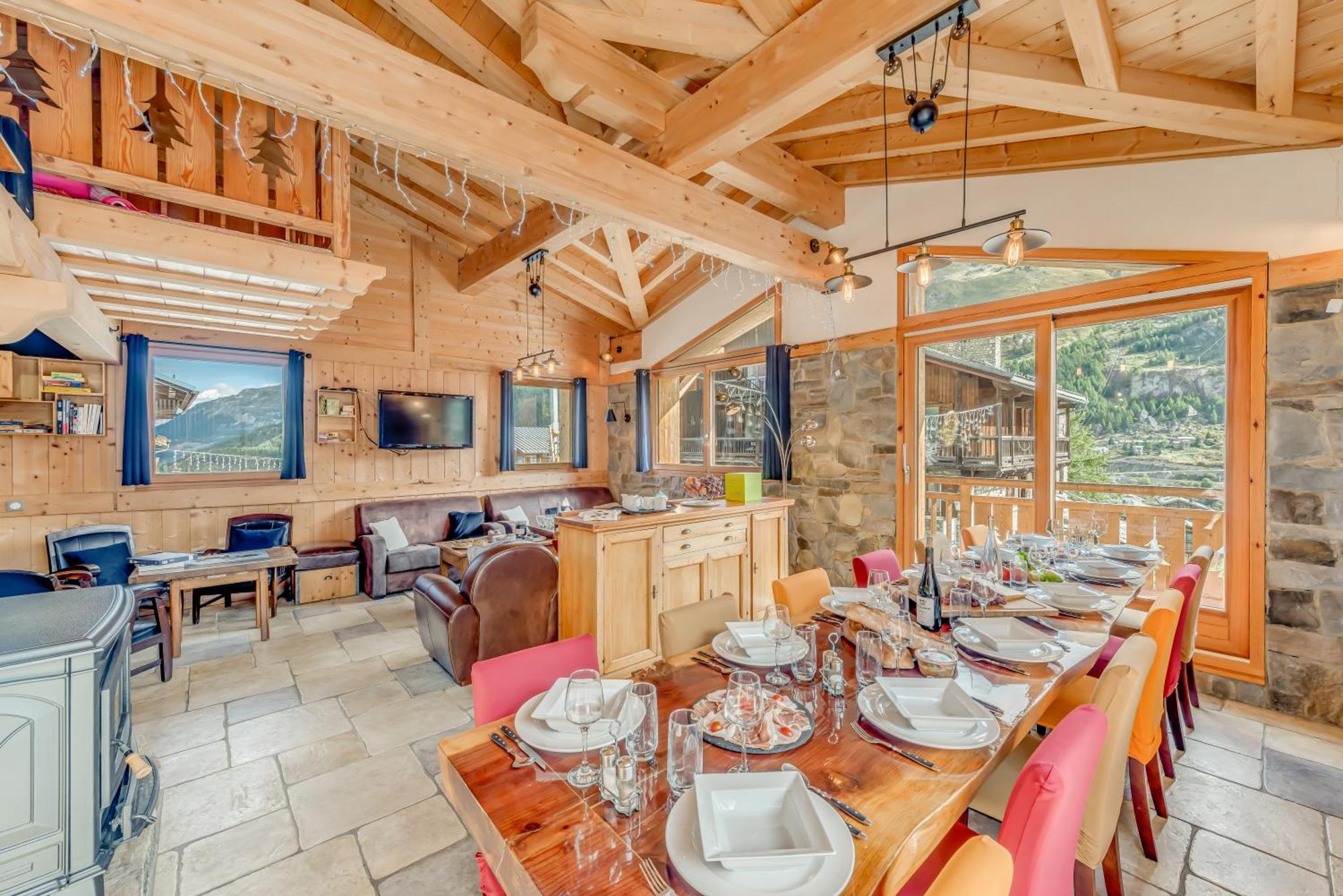 Chalet Monte Bianco ทีนเญอ ภายนอก รูปภาพ